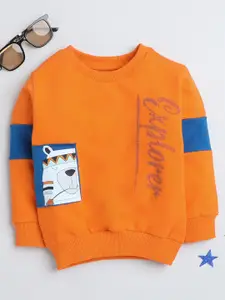 BUMZEE Infants Boys Graphic Printed Cotton Sweatshirt