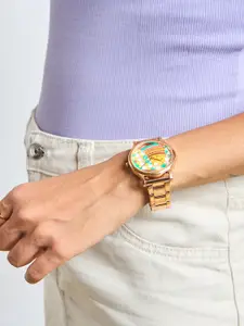 TEAL BY CHUMBAK Women Round Analogue Watch 8907605128769