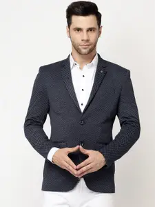 Spykee Self Design Single-Breasted Slim Fit Casual Blazer