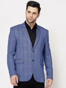 Spykee Checked Single-Breasted Slim Fit Blazer