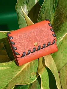 Accessorize London Faux Leather Whipstitch Wallets
