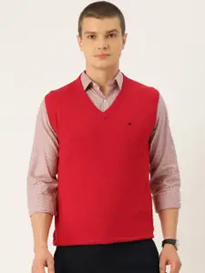 Monte Carlo Men Solid Sweater Vest