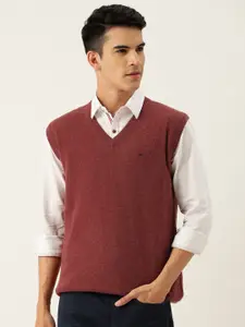 Monte Carlo Men Solid Sweater Vest