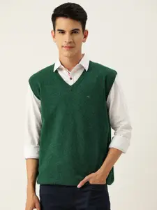 Monte Carlo Men Solid Sweater Vest