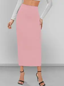 Dream Beauty Fashion High-Rise Side Slit Midi Pencil Skirts