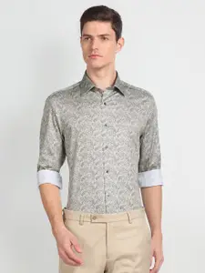 Arrow Ethnic Motifs Printed Regular Fit Pure Cotton Casual Shirt