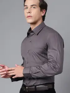 Hancock Modern Chest Pocket Slim Fit French Cuff Opaque Cotton Formal Shirt