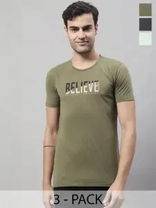 MACK JONNEY Pack Of 2 Round Neck Cotton T-Shirts