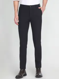 Arrow New York Mid-Rise Slim Fit Plain Formal Trousers