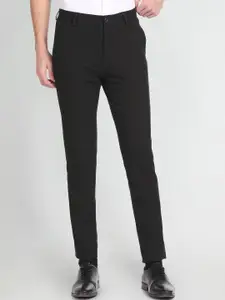 Arrow New York Mid-Rise Slim Fit Plain Formal Trousers