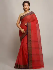 WoodenTant Pure Cotton Taant Saree