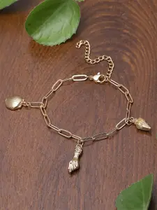 Bohey by KARATCART Women Gold-Plated Link Bracelet