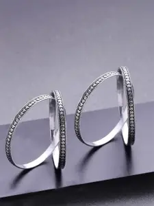 The Pari Set Of 4 Oxidised Silver-Plated Bangles