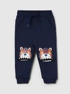 max Infant Boys Graphic Printed Cotton Joggers