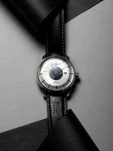 ZEPPELIN Lz 120 Bodensee Leather Straps Analogue Automatic Motion Powered Watch 84681