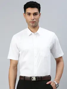 Ramraj Spread Collar Regular Fit Pure Cotton Casual Shirt