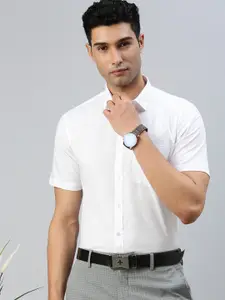 Ramraj Spread Collar Regular Fit Pure Cotton Casual Shirt