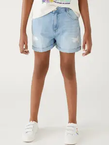 Marks & Spencer Girls High-Rise Denim Shorts