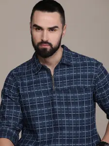 The Roadster Life Co. Checked Pure Cotton Casual Shirt