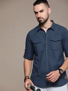 The Roadster Lifestyle Co. Men Pure Cotton Casual Shirt