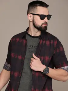 The Roadster Life Co. Pure Cotton Checked Casual Shirt