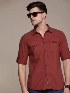 The Roadster Lifestyle Co. Men Pure Cotton Casual Shirt