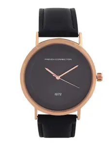 French Connection Men Leather Straps Analogue Watch FCN00043A