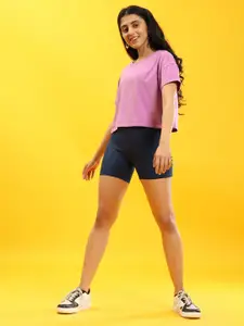 Blissclub Round Neck Moisture Wicking Cotton Regular Fit T-shirt