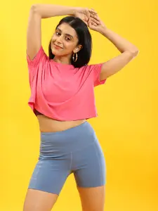 Blissclub Round Neck Moisture Wicking Cotton Regular Fit T-shirt