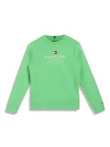 Tommy Hilfiger Boys Brand Logo Printed Pullover