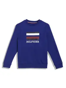 Tommy Hilfiger Boys Brand Logo Printed Pullover