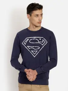 Free Authority Superman Printed Cotton Sweatshirt