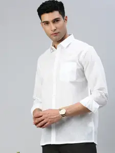 Ramraj Regular Fit Shirt Collar Pure Cotton Casual Shirt