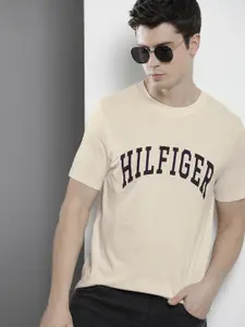 Tommy Hilfiger Embroidered Brand Logo Detail Pure Cotton T-shirt