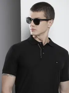 Tommy Hilfiger Pure Cotton Slim Fit Polo Collar Casual T-shirt