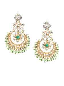 AURAA TRENDS Gold-Plated Classic Chandbalis