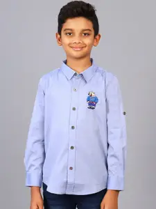 ZION Boys Classic Opaque Cotton Casual Shirt