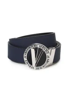 Versace Jeans Couture Men Leather Wide Belt