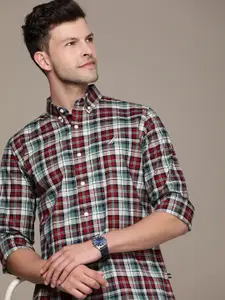 Nautica Slim Fit Checked Casual Shirt