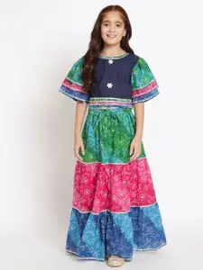 Readiprint Girls Printed Cotton Ready to Wear Lehenga Choli