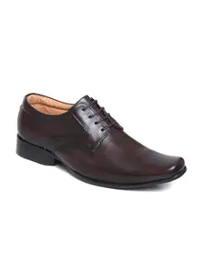 Zoom Shoes Men Square Toe Leather Formal Derbys