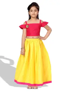 BAESD Girls Ready to Wear Silk Lehenga & Blouse