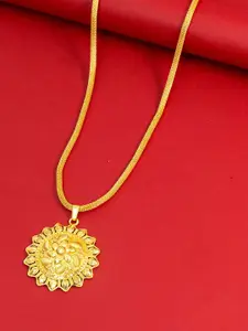 Ramdev Art Fashion Jwellery Brass Gold-Plated Necklace