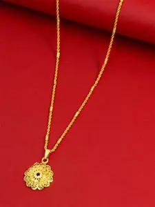 Ramdev Art Fashion Jwellery Brass Gold-Plated Necklace