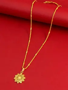 Ramdev Art Fashion Jwellery Brass Gold-Plated Necklace