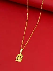 Ramdev Art Fashion Jwellery Brass Gold-Plated Necklace