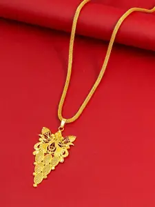 Ramdev Art Fashion Jwellery Gold-Toned Brass Gold-Plated Necklace