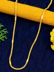 Ramdev Art Fashion Jwellery Gold-Plated Minimal Necklace