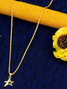 Ramdev Art Fashion Jwellery Gold-Plated Stone Studded Necklace