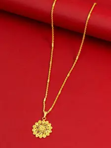 Ramdev Art Fashion Jwellery Gold-Plated Brass Necklace